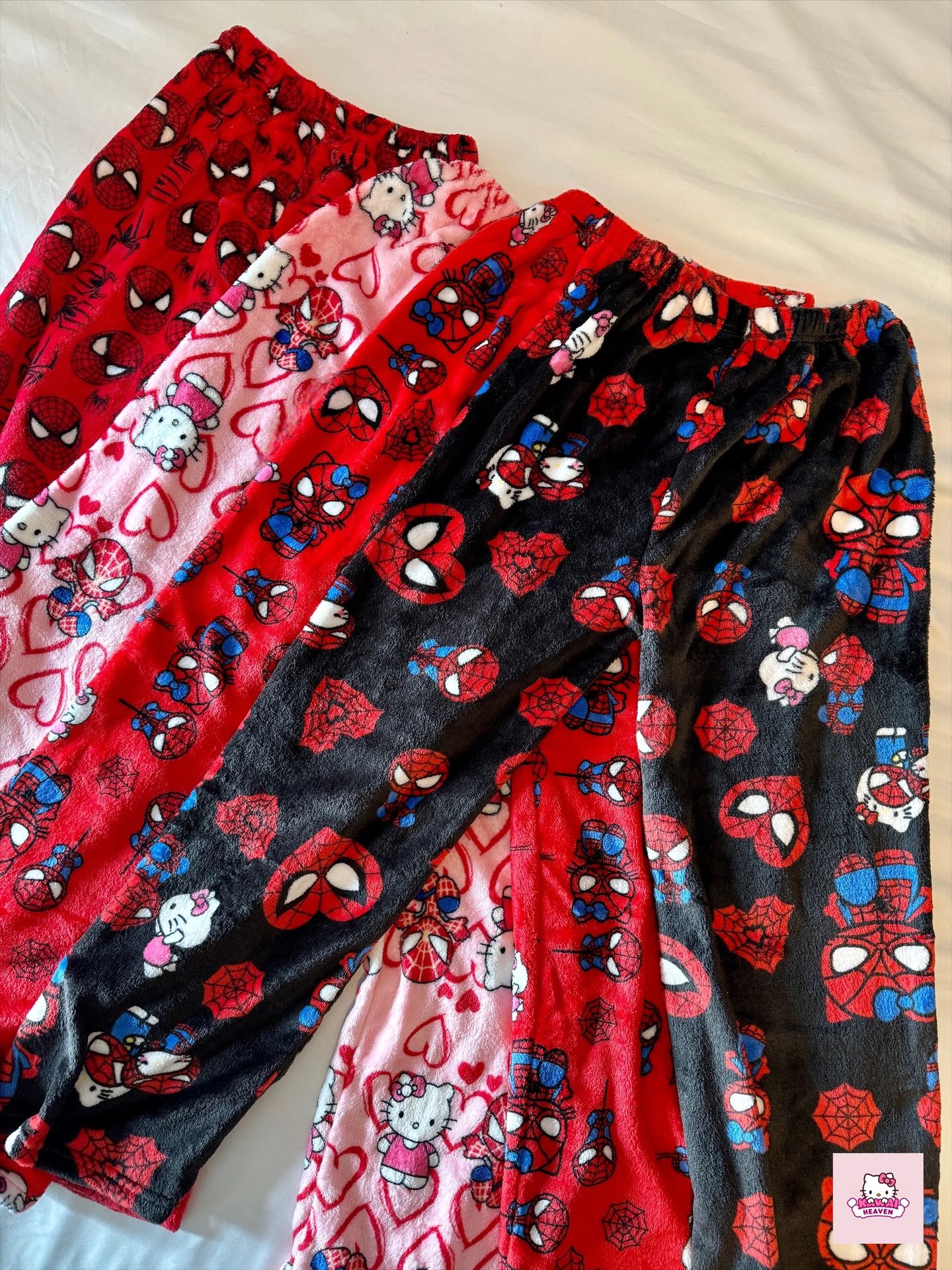 Hello Kitty x Spiderman Pajamas