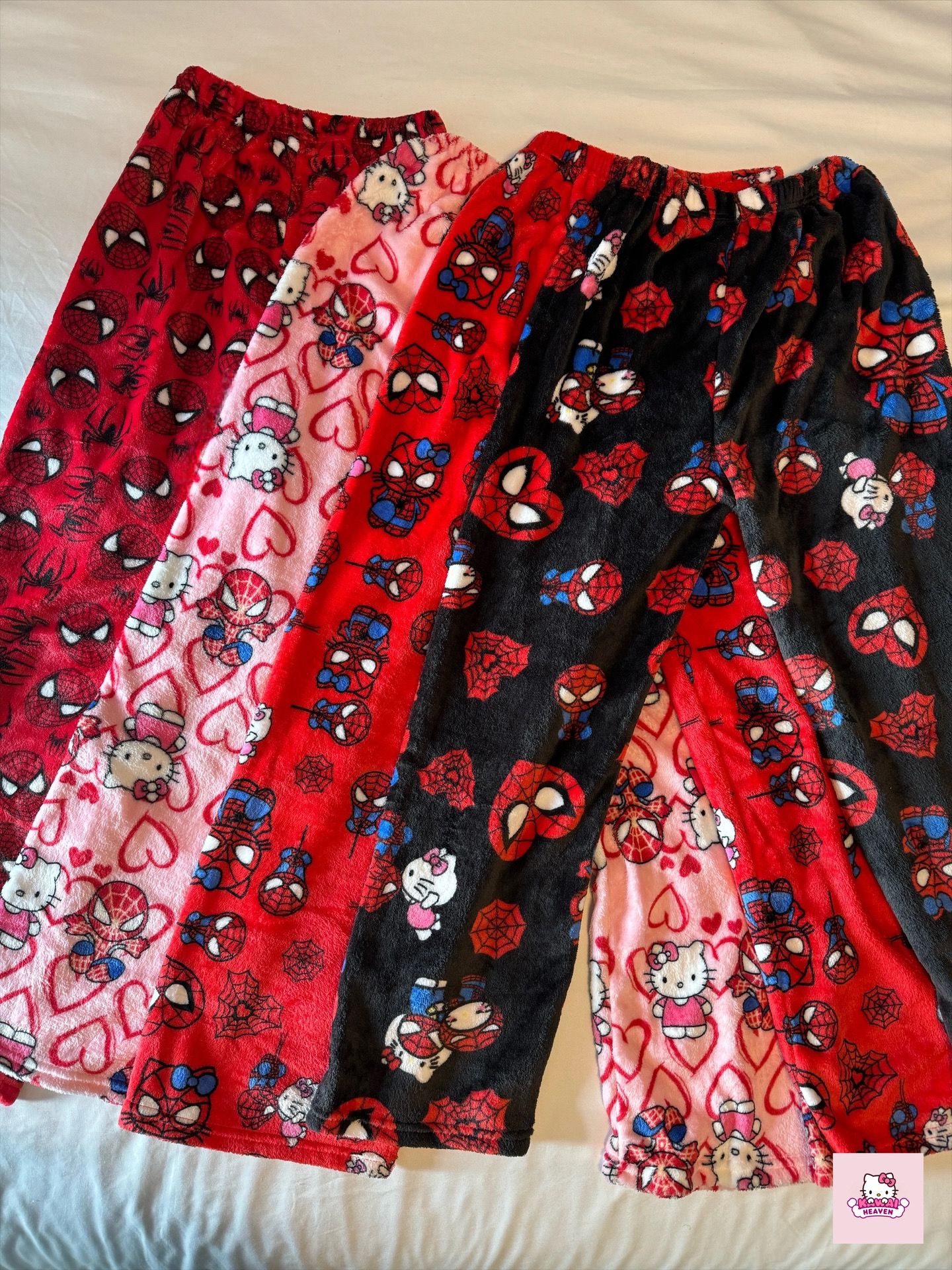 Hello Kitty x Spiderman Pajamas