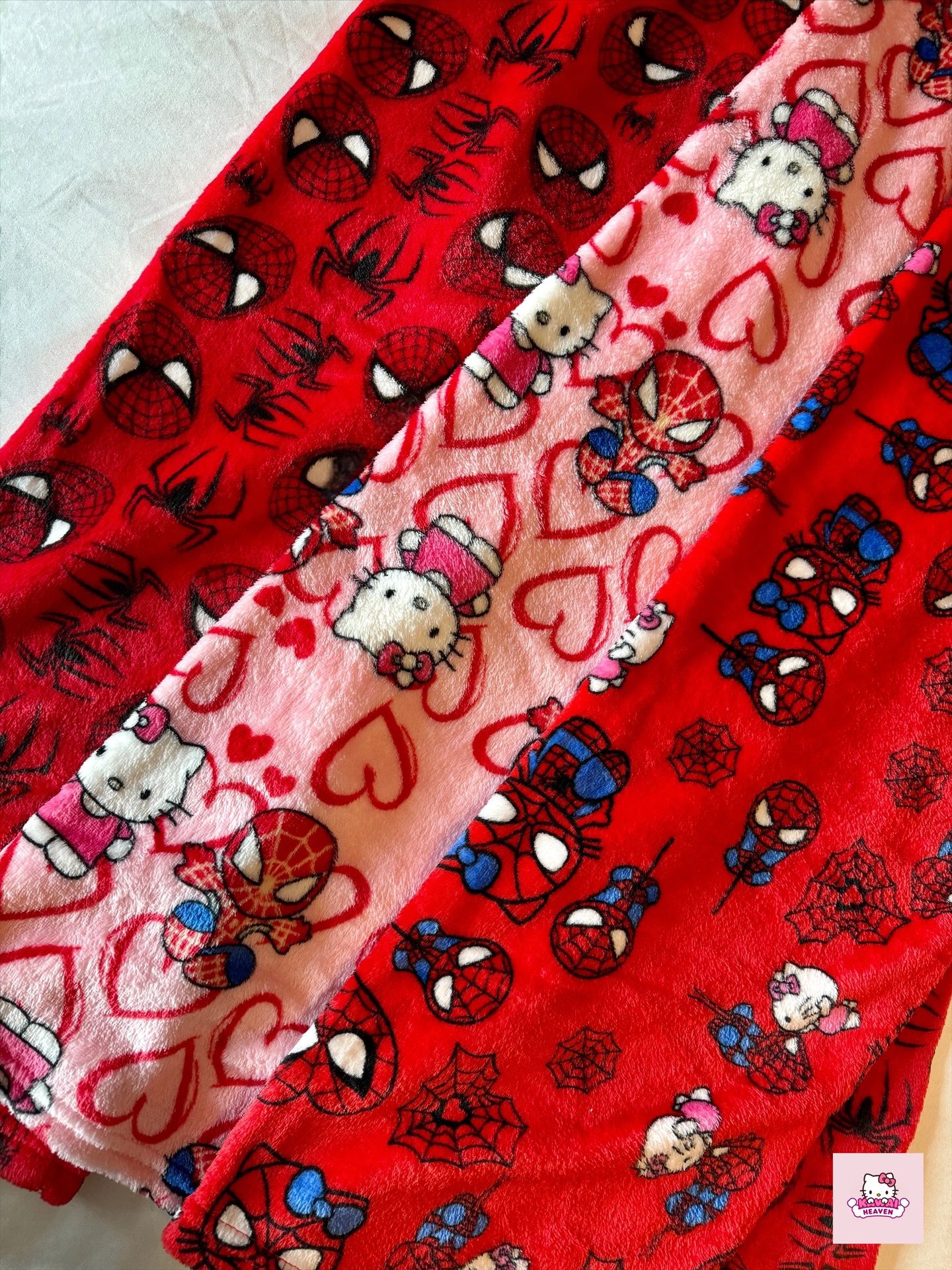 Hello Kitty x Spiderman Pajamas