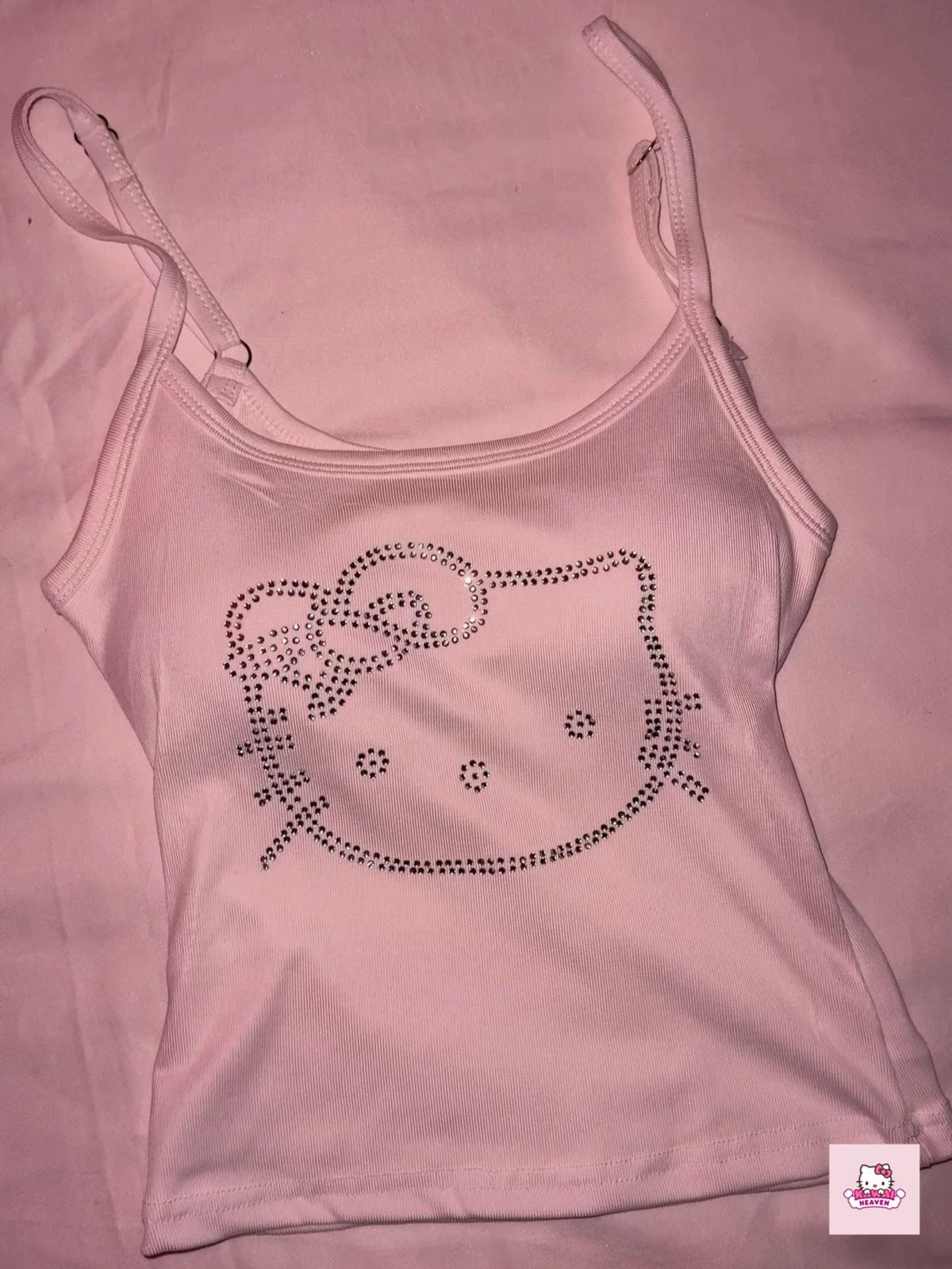 Hello Kitty Rhinestone Tank Top